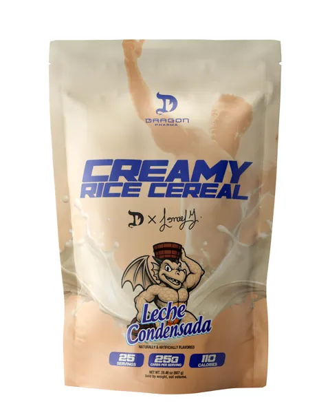 Dragon Pharma Creamy Rice Cereal, sabor Leche Condensada, 28.48 oz (807 g) / 25 porciones