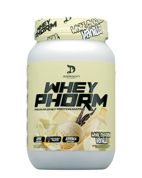 Dragon Pharma WheyPhorm, sabor White Chocolate Vanilla, 2.02 lb (916 g) / 25 porciones