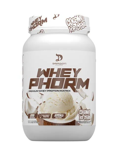 Dragon Pharma WheyPhorm, sabor Coconut Ice Cream, 2.03 lb (924 g) / 25 porciones