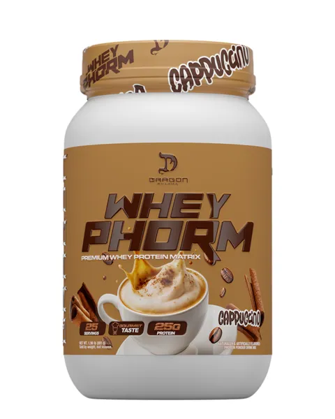 Dragon Pharma WheyPhorm, sabor Cappuccino, 1.96 lb (891 g) / 25 porciones