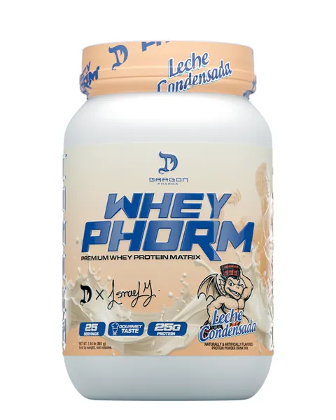 Dragon Pharma WheyPhorm, sabor Leche Condensada, 1.94 lb (881 g) / 25 porciones