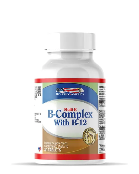 Healthy America Multi-B B-Complex con B-12, 30 tabletas