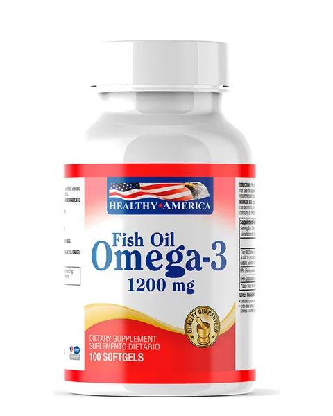 Healthy America Fish Oil Omega-3 1.200 mg, 100 softgels