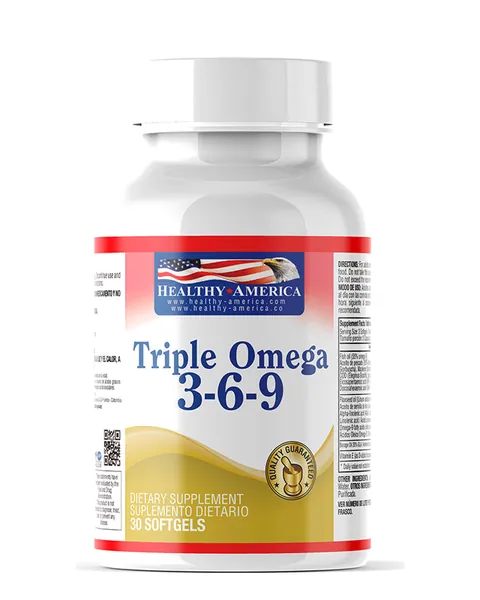 Healthy America Triple Omega 3-6-9, 30 softgels