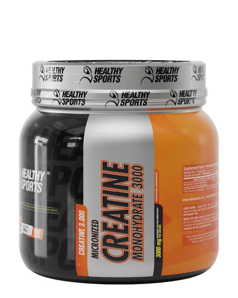 Healthy Sports Creatine Monohydrate 3000 Micronizada, 300 g