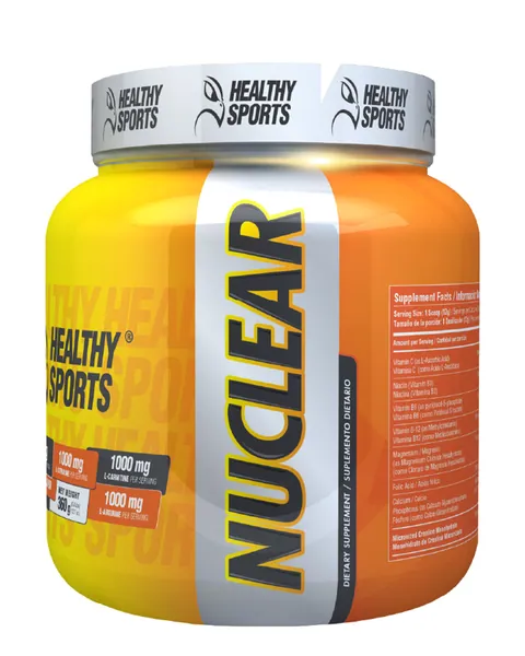 Healthy Sports Nuclear Pre-Entreno, sabor Fruit punch, 360 g