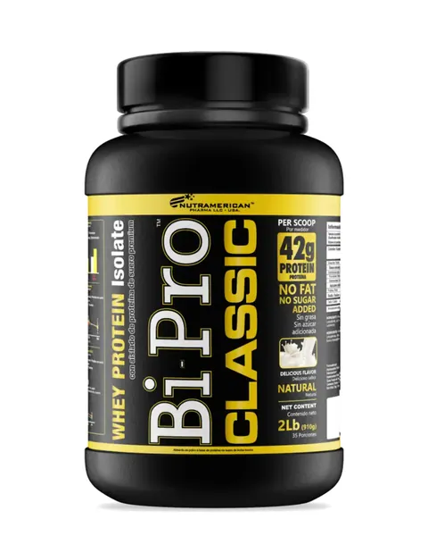 Nutramerican Pharma Bi-Pro Classic, sabor Natural, 2 lb (910 g)