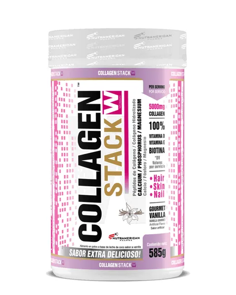 Nutramerican Pharma Collagen Stack W, sabor Vainilla
