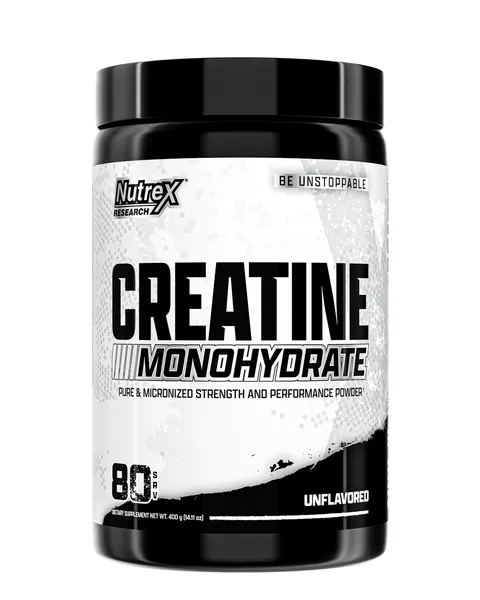 Nutrex Research Creatine Monohydrate, 400 g (14.1 oz) / 80 servicios