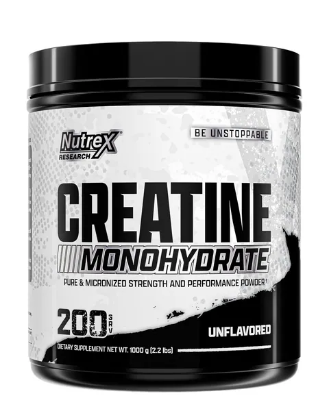 Nutrex Research Creatine Monohydrate, 1000 g (2.2 lb) / 200 servicios