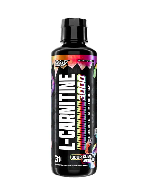Nutrex Research Liquid Carnitine 3000, sabor Sour Gummy Worms