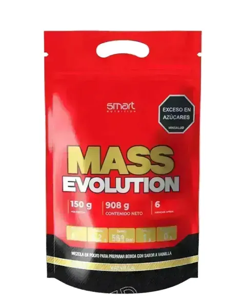 Smart Nutrition Mass Evolution, sabor Vainilla, 2 lb (908 g)