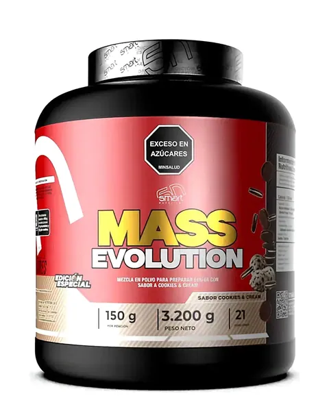 Smart Nutrition Mass Evolution, sabor Cookies & cream, 7 lb (3.200 g)