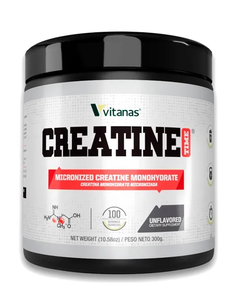 Vitanas Creatine Time, 300 g / 100 servicios