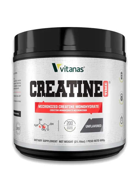 Vitanas Creatine Time, 600 g / 200 servicios