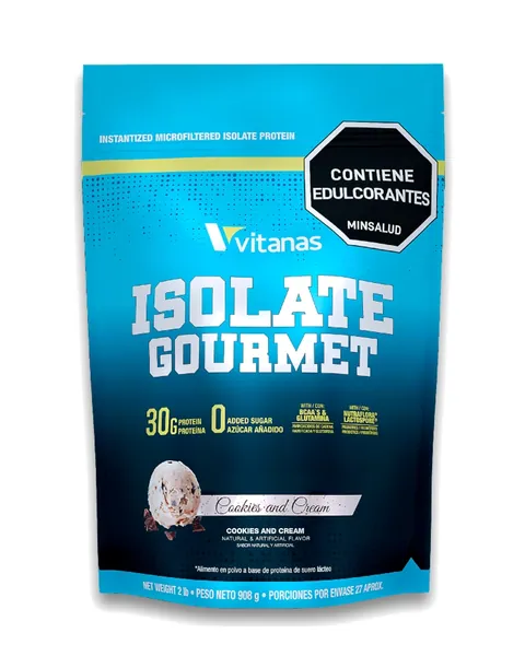 Vitanas Isolate Gourmet, sabor Cookies and cream, 2 lb (908 g)