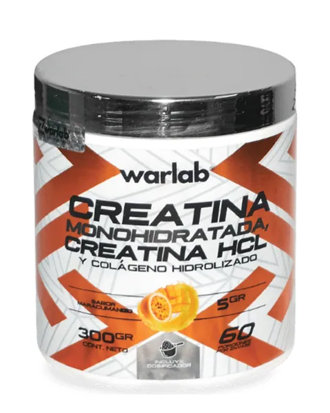 Warlab Creatina HCL con Colágeno