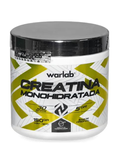 Warlab Creatina Monohidratada, sabor Original, 150 g