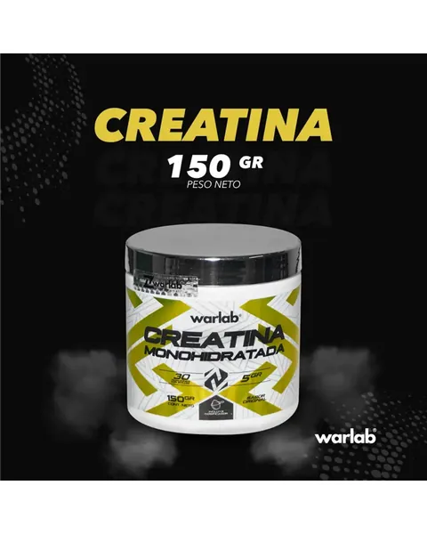 Warlab Creatina Monohidratada, foto adicional, sabor Original, 150 g