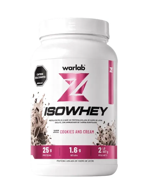 Warlab Isowhey, sabor Cookies and Cream