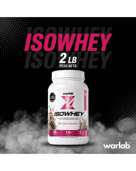 Warlab Isowhey, foto adicional, sabor Cookies and Cream